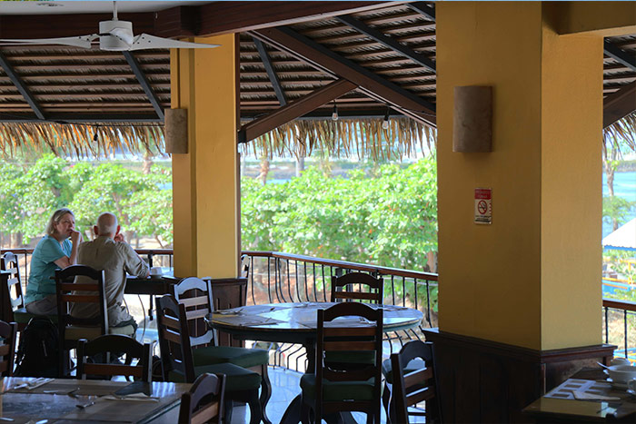 Vista interna del restaurante